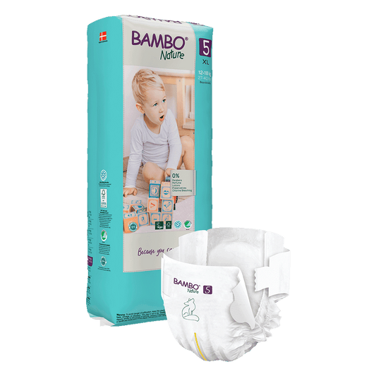 Bambo Nature Babyluiers Maat 5 (12-18 kg), 44 stuks