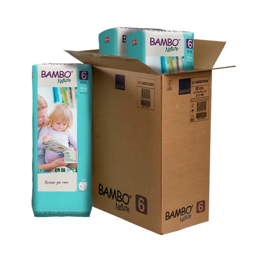 Bambo Nature Luiers Maandbox Maat 6 (16+ kg), 120 stuks