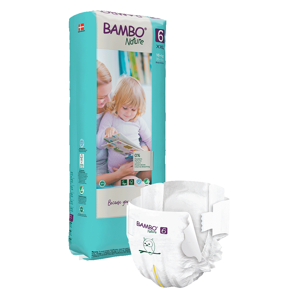 Bambo Nature Babyluiers Maat 6 (16+ kg), 40 stuks