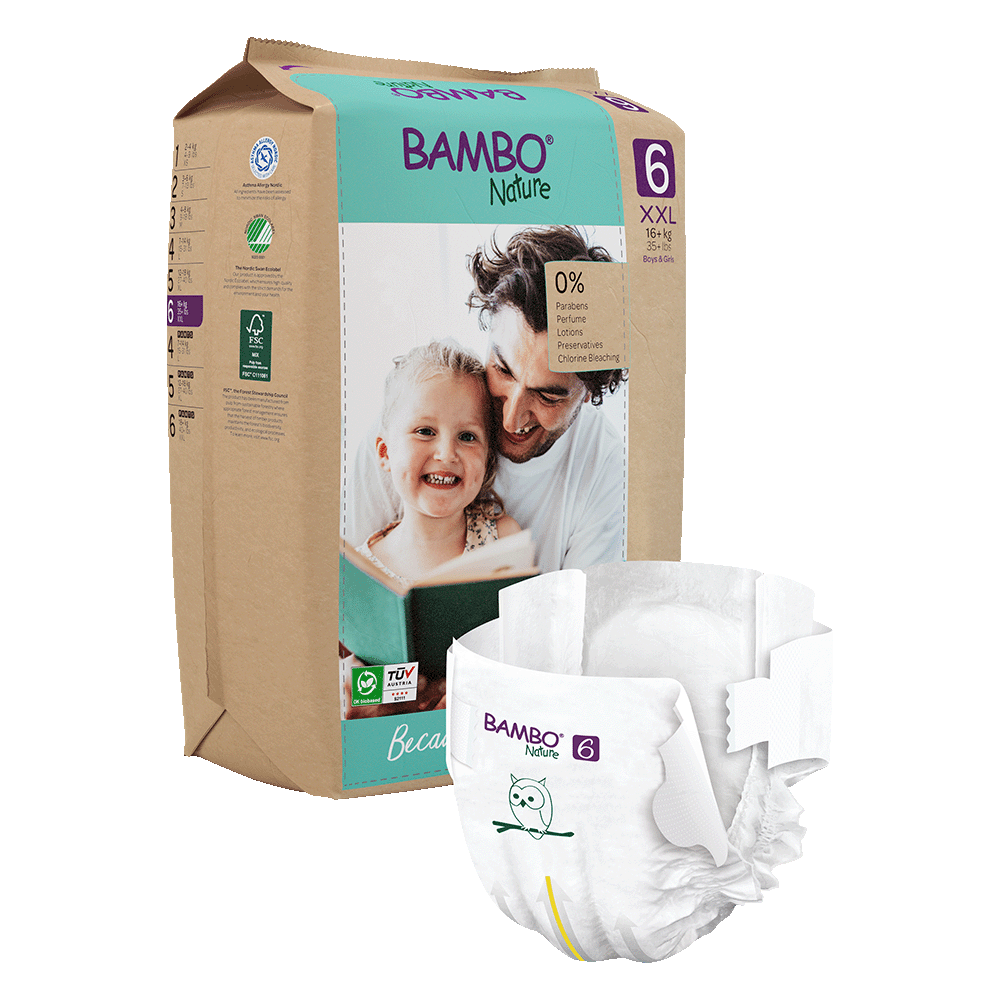 Bambo Nature Babyluiers Maat 6 (16+ kg), 20 stuks