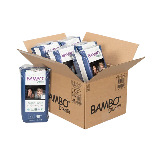Bambo Dreamy Nachtbroekjes Maandbox Unisex 4-7 jaar (15-35 kg), 60 stuks