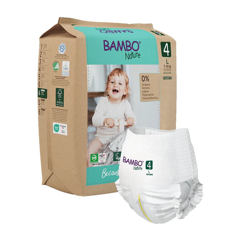 Bambo Nature Broekjes Maat 4 (7-12 kg), 20 stuks