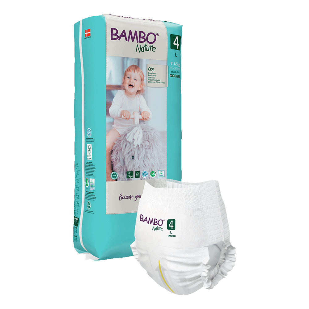 Bambo Nature Broekjes Maat 4 (7-12 kg), 40 stuks