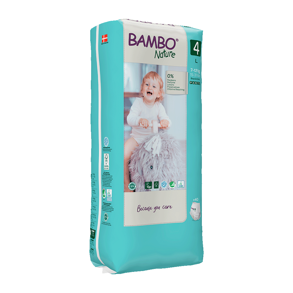 Bambo Nature Broekjes Maat 4 (7-12 kg), 40 stuks