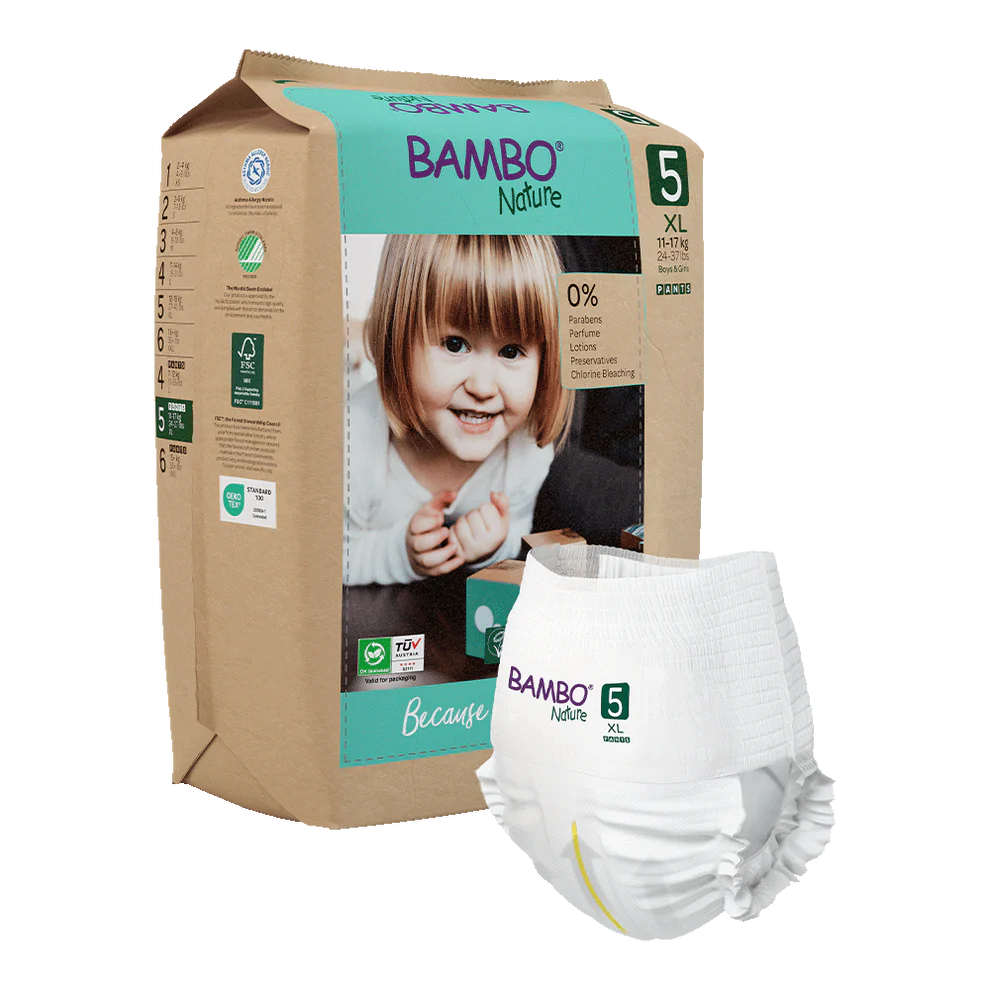 Bambo Nature Broekjes Maat 5 (11-17 kg), 19 stuks