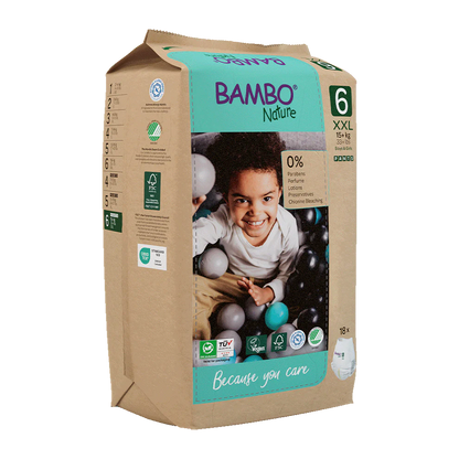 Bambo Nature Luierbroekjes Maandbox Maat 6 ( 15+ kg), 108 stuks