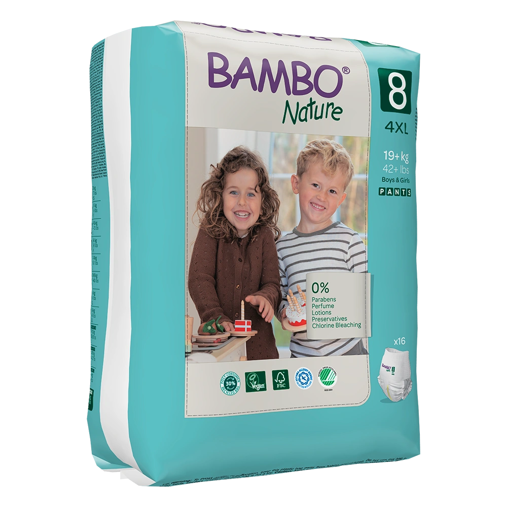 Bambo Nature Luierbroekjes Maandbox Maat 8 (19+ kg), 80 stuks