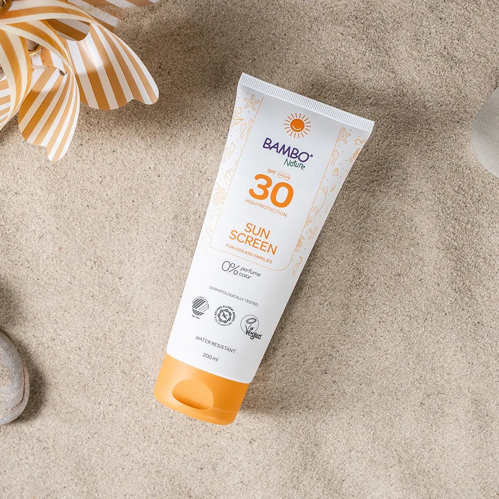 Bambo Nature Zonnebrandlotion SPF 30, tube 200ml