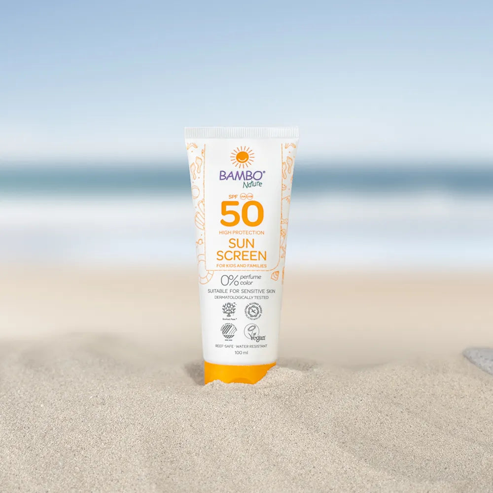 Bambo Nature Zonnebrandlotion SPF 50, tube 100ml