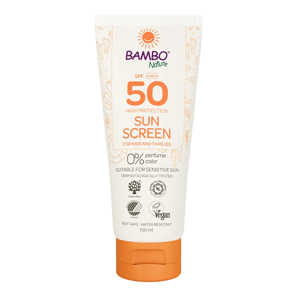 Bambo Nature Zonnebrandlotion SPF 50, tube 100ml