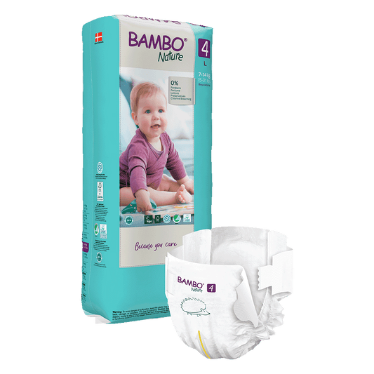Bambo Nature Babyluiers Maat 4 (7-14 kg), 48 stuks