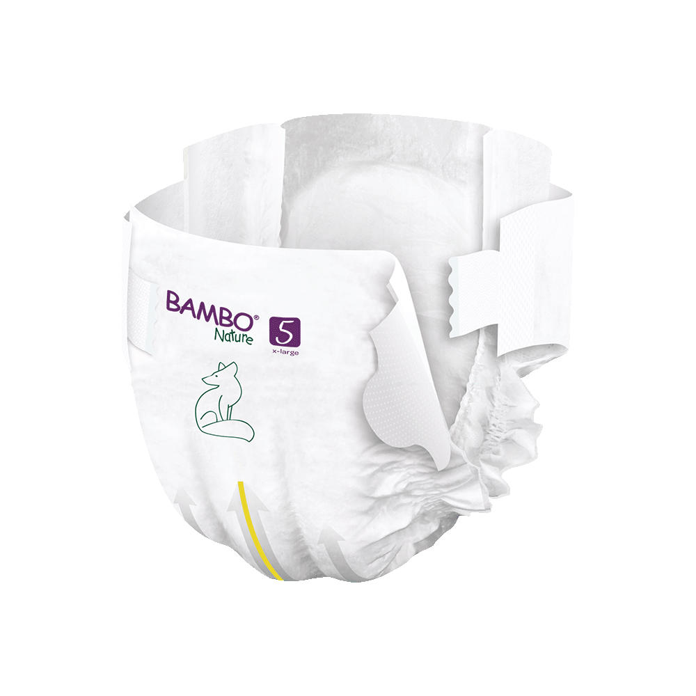 Bambo Nature Babyluiers Maat 5 (12-18 kg), 44 stuks