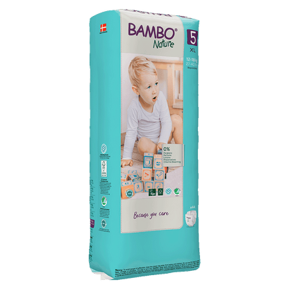 Bambo Nature Babyluiers Maat 5 (12-18 kg), 44 stuks