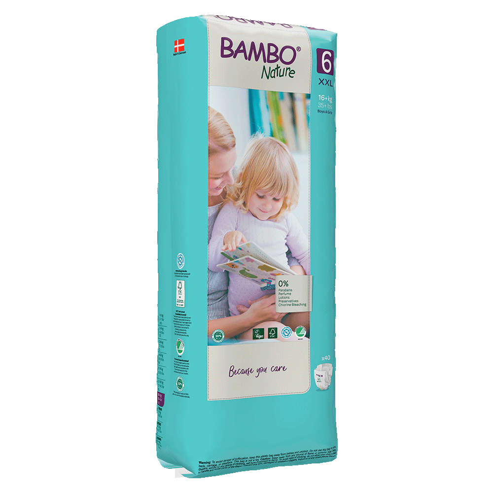 Bambo Nature Luiers Maandbox Maat 6 (16+ kg), 120 stuks