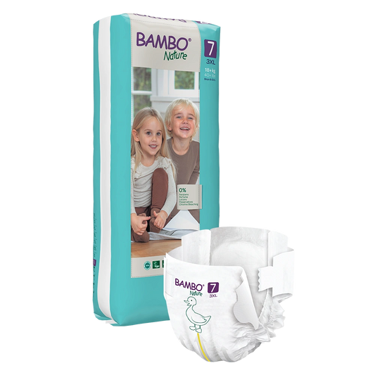 Bambo Nature Babyluiers Maat 7 (18+ kg), 40 stuks
