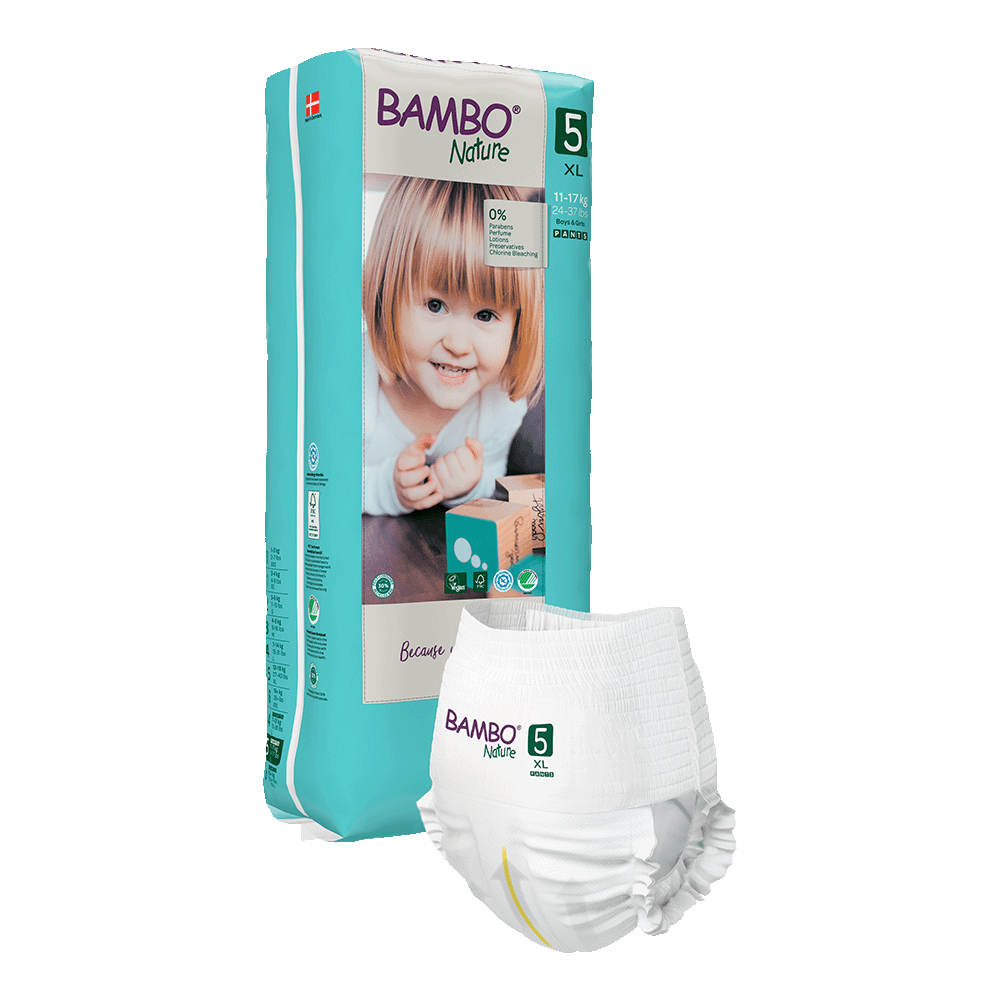 Bambo Nature Broekjes Maat 5 (11-17 kg), 38 stuks