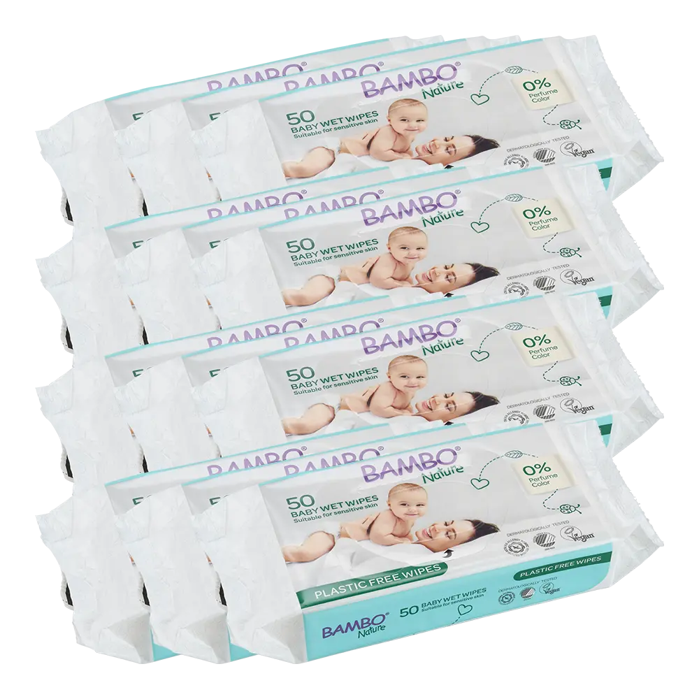 Plasticvrije billendoekjes, bundel van 12