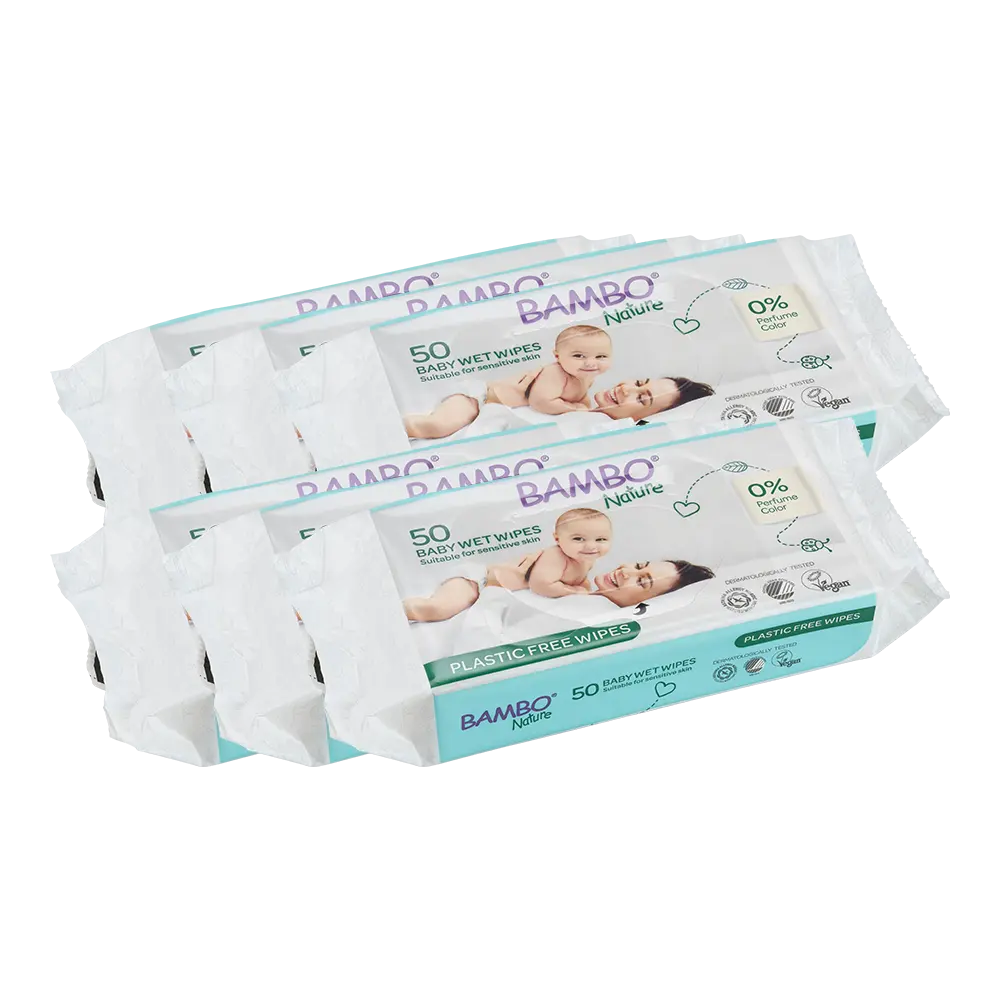 Plasticvrije billendoekjes, bundel van 6