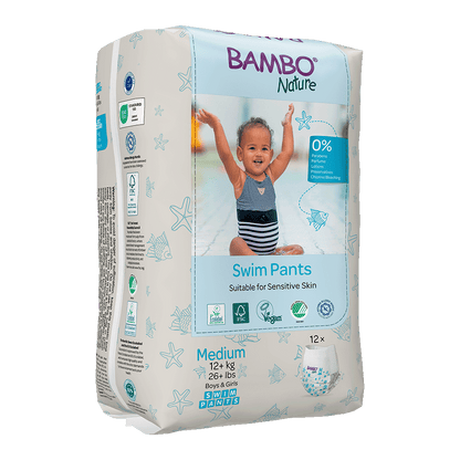 Bambo Nature Zwemluierbroekjes Maat M (12+ kg), 12 st.